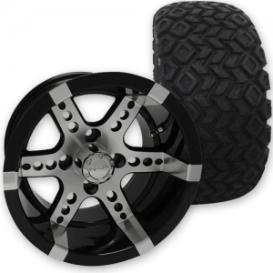 14" RHOX MOJAVE II TIRES MOUNTED ON RHOX RX260 WHEELS (SET OF 4)